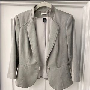 WHBM Tailored Blazer with 3/4 Sleeve